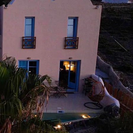 Exclusive Santorini 3 Bedroom Private Jetted Pool Sea View ヴィラ イア