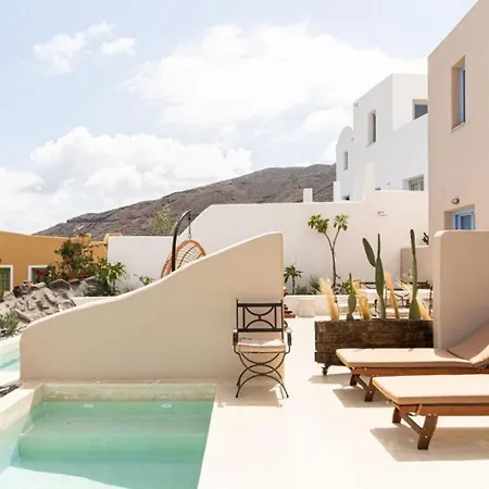 ヴィラ Exclusive Santorini 3 Bedroom Private Jetted Pool Sea View イア